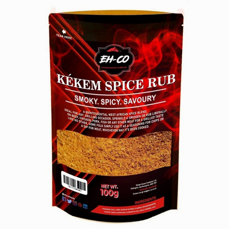 Kékem spice rub on grilled chicken, fish, beeg or pork. Ideal for BBQs