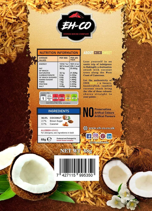 COCOSWEET | HEAVENLY CARAMEL | 68G - Etinde House Company Ltd.